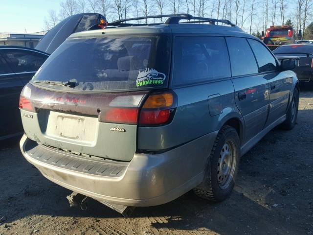 4S3BH675X37644218 - 2003 SUBARU LEGACY OUT GREEN photo 4