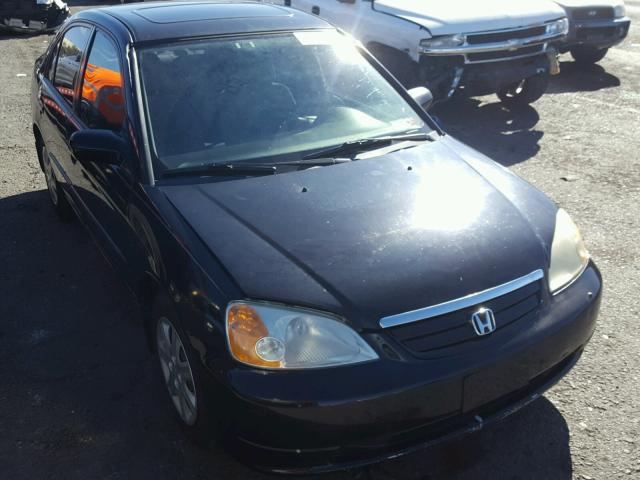 2HGES25733H561490 - 2003 HONDA CIVIC EX BLACK photo 1