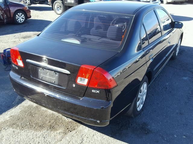 2HGES25733H561490 - 2003 HONDA CIVIC EX BLACK photo 4