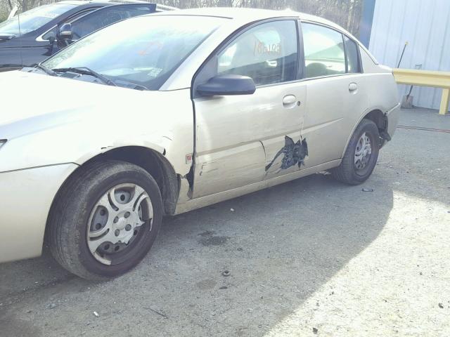 1G8AJ54F75Z126429 - 2005 SATURN ION LEVEL GOLD photo 9
