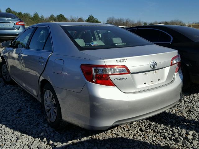 4T1BF1FK9DU204604 - 2013 TOYOTA CAMRY L SILVER photo 3