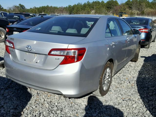 4T1BF1FK9DU204604 - 2013 TOYOTA CAMRY L SILVER photo 4