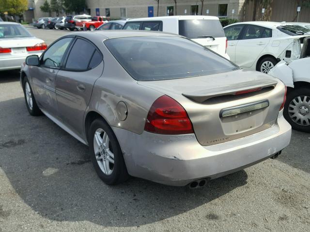 2G2WR554161169745 - 2006 PONTIAC GRAND PRIX GOLD photo 3