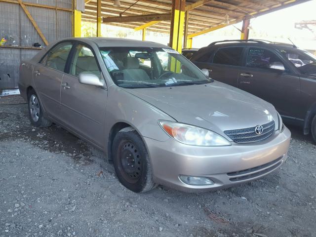 4T1BE30K33U690266 - 2003 TOYOTA CAMRY LE GOLD photo 1