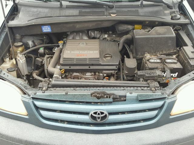 4T3ZF19C91U403965 - 2001 TOYOTA SIENNA CE TEAL photo 7