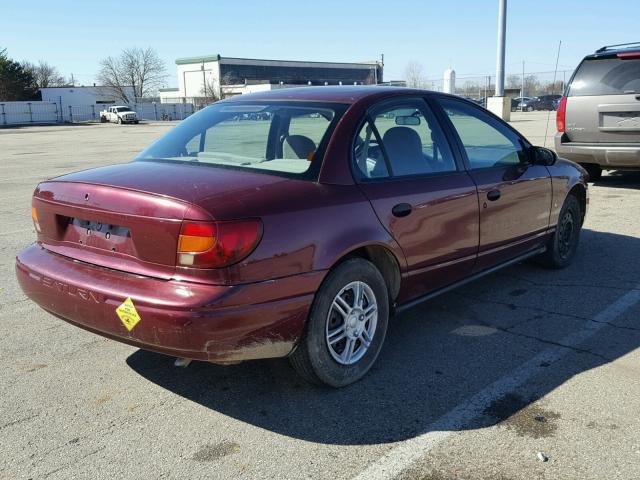 1G8ZH54851Z347697 - 2001 SATURN SL1 MAROON photo 4