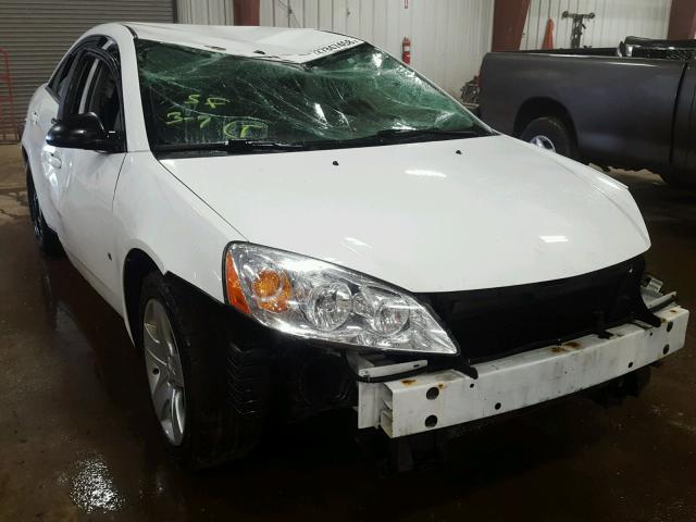 1G2ZG57B394112387 - 2009 PONTIAC G6 WHITE photo 1