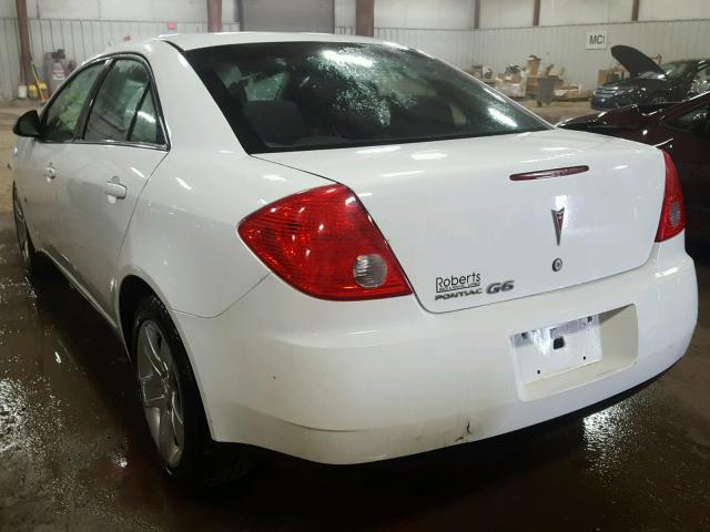 1G2ZG57B394112387 - 2009 PONTIAC G6 WHITE photo 3