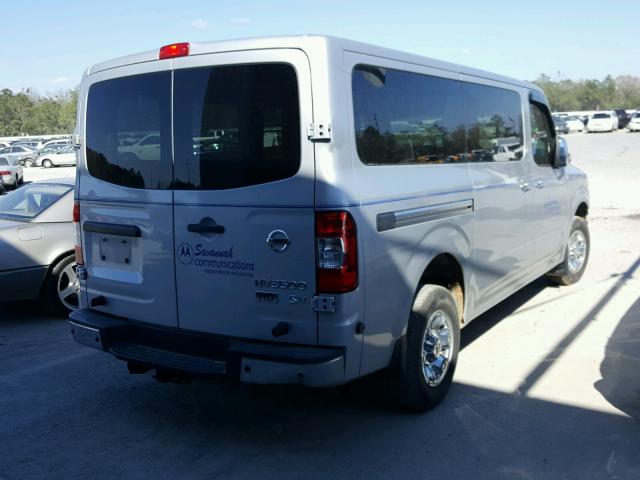 5BZBF0AA0CN200558 - 2012 NISSAN NV 3500 SILVER photo 4