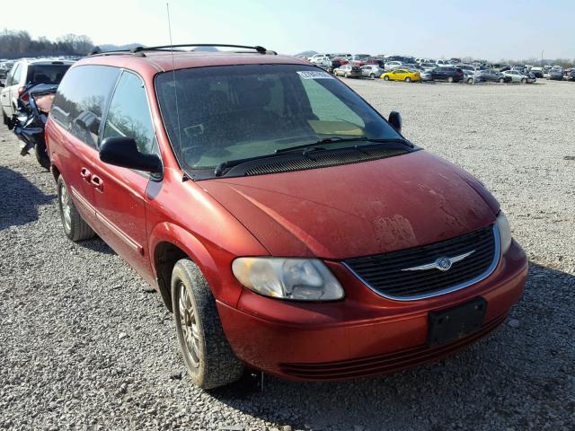 2C4GP74L34R617685 - 2004 CHRYSLER TOWN & COU MAROON photo 1