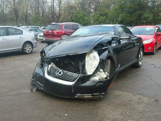 JTHFN45Y679014118 - 2007 LEXUS SC 430 BLACK photo 2