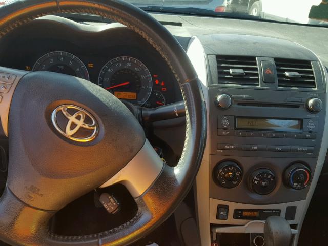 2T1BU4EE3AC528566 - 2010 TOYOTA COROLLA BA RED photo 9