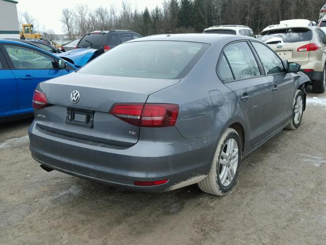 3VW2B7AJ6JM224355 - 2018 VOLKSWAGEN JETTA S 灰色 照片 4