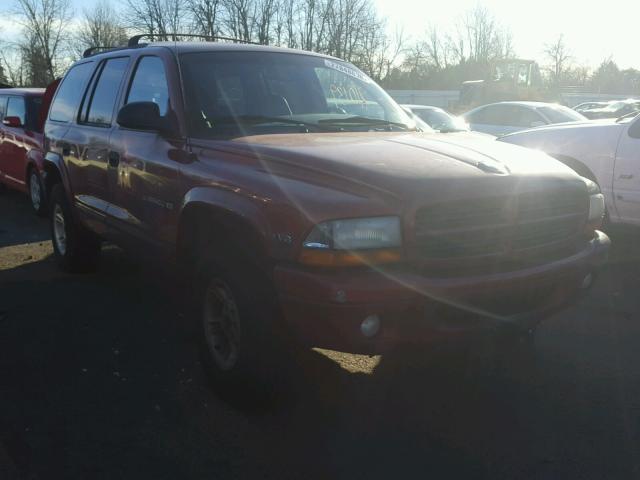 1B4HS28Z6YF134397 - 2000 DODGE DURANGO RED photo 1