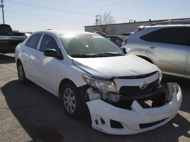 1NXBU40E69Z013594 - 2009 TOYOTA COROLLA BA WHITE photo 1