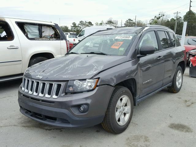 1C4NJCBA2GD574922 - 2016 JEEP COMPASS SP GRAY photo 2