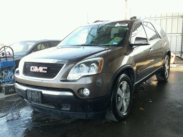 1GKLRMED6AJ106118 - 2010 GMC ACADIA SLT GRAY photo 2