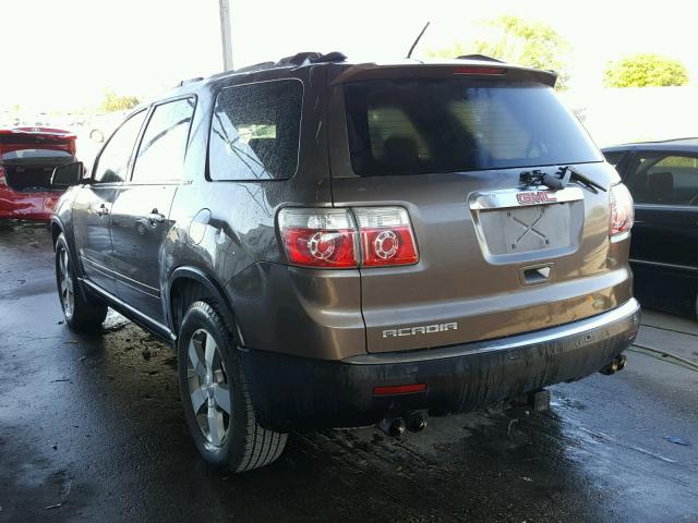 1GKLRMED6AJ106118 - 2010 GMC ACADIA SLT ნაცრისფერი ფოტო 3