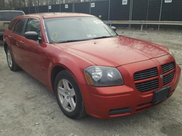 2D4FV48V05H128716 - 2005 DODGE MAGNUM SXT RED photo 1