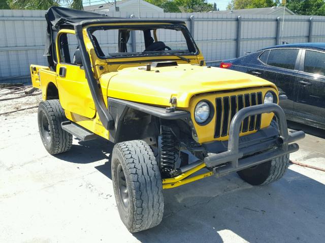 1J4FA39S36P713577 - 2006 JEEP WRANGLER X YELLOW photo 1