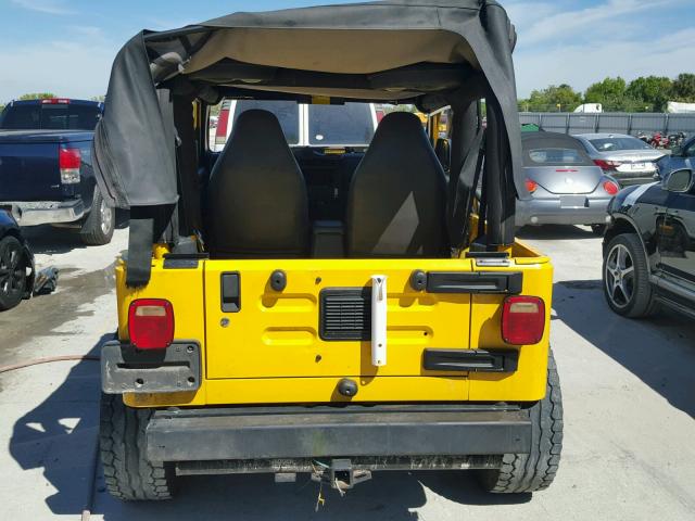 1J4FA39S36P713577 - 2006 JEEP WRANGLER X YELLOW photo 6