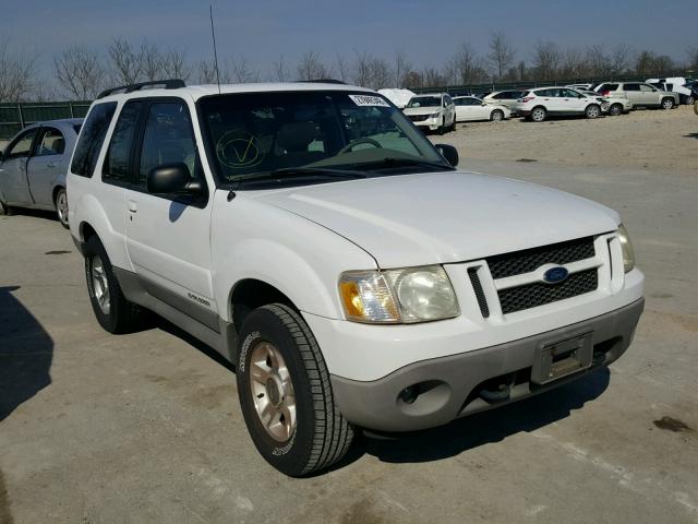 1FMYU70EX1UC09098 - 2001 FORD EXPLORER S WHITE photo 1