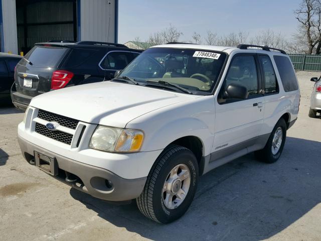 1FMYU70EX1UC09098 - 2001 FORD EXPLORER S WHITE photo 2