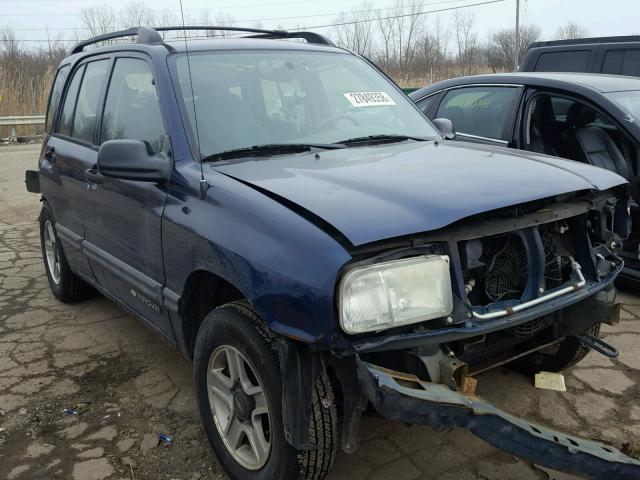 2CNBE13C026946403 - 2002 CHEVROLET TRACKER BLUE photo 1