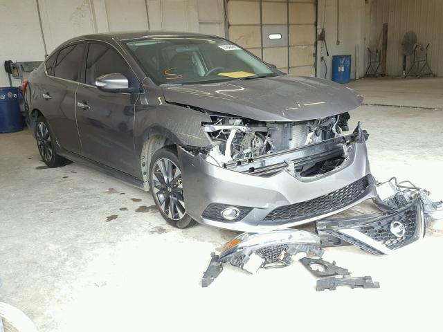 3N1AB7AP1GY216946 - 2016 NISSAN SENTRA S GRAY photo 1