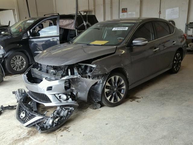 3N1AB7AP1GY216946 - 2016 NISSAN SENTRA S GRAY photo 2