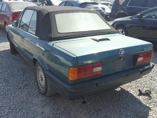 WBABA7317MEJ11962 - 1991 BMW 318 I GREEN photo 3