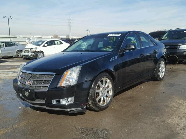 1G6DP57V580114358 - 2008 CADILLAC CTS HI FEA BLACK photo 2