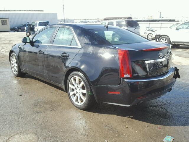 1G6DP57V580114358 - 2008 CADILLAC CTS HI FEA BLACK photo 3