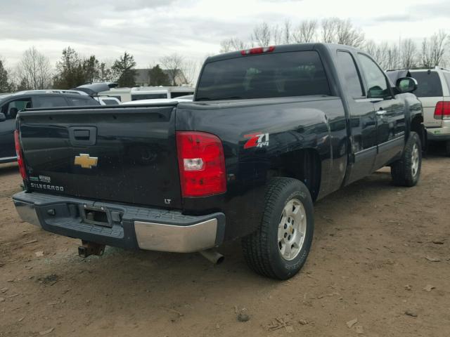 1GCSKSE37AZ149861 - 2010 CHEVROLET SILVERADO BLACK photo 4