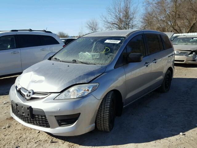 JM1CR2W36A0375182 - 2010 MAZDA 5 SILVER photo 2