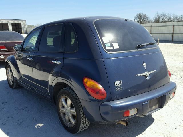 3C8FY68BX3T541672 - 2003 CHRYSLER PT CRUISER BLUE photo 3