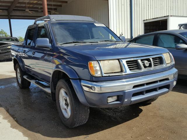 1N6ED27T7YC400036 - 2000 NISSAN FRONTIER C BLUE photo 1