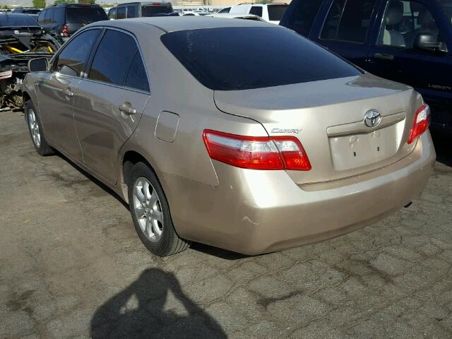 4T1BE46K19U813262 - 2009 TOYOTA CAMRY BASE GOLD photo 3