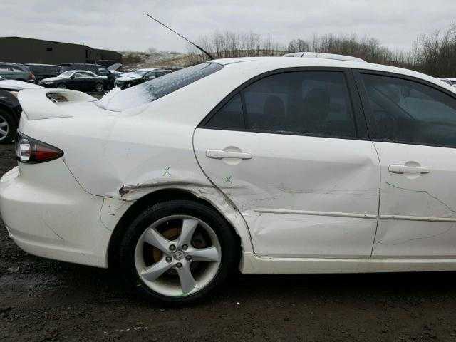 1YVHP80C085M32555 - 2008 MAZDA 6 I WHITE photo 9