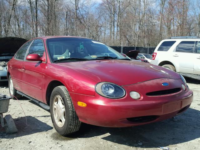 1FALP52U0VG281808 - 1997 FORD TAURUS GL BURGUNDY photo 1