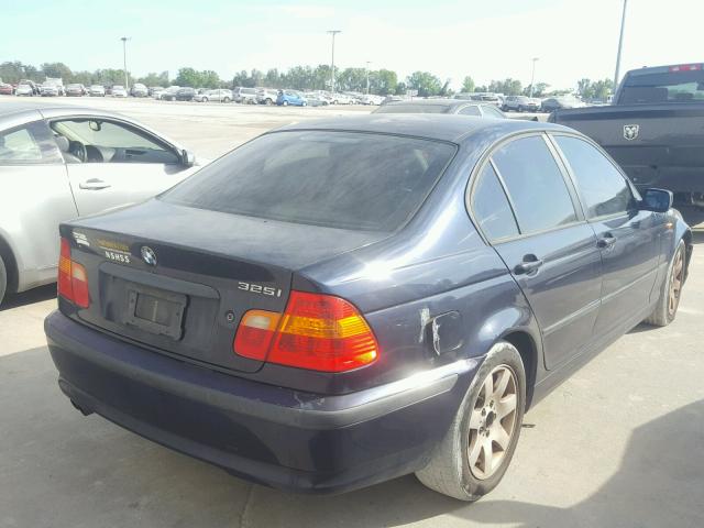 WBAEV33435KW18767 - 2005 BMW 325 I BLUE photo 4