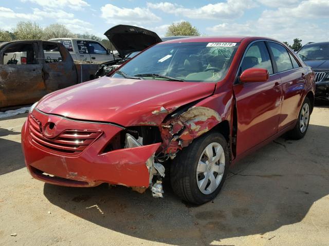 4T1BK46K57U037045 - 2007 TOYOTA CAMRY NEW RED photo 2