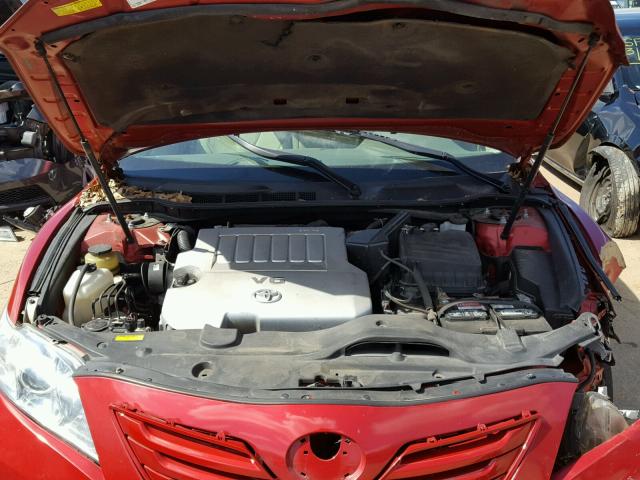 4T1BK46K57U037045 - 2007 TOYOTA CAMRY NEW RED photo 7