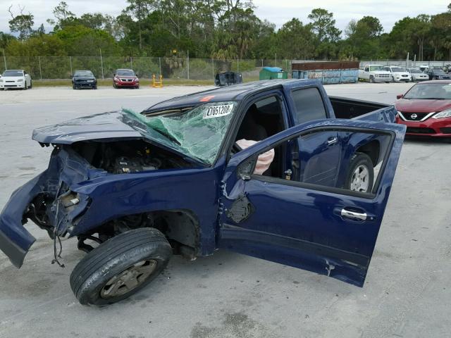 1GCDSCFE3C8103676 - 2012 CHEVROLET COLORADO L BLUE photo 2