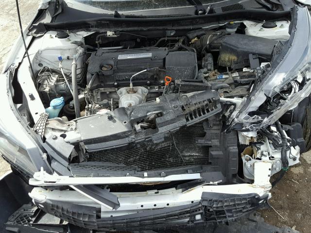 1HGCR2F36EA210590 - 2014 HONDA ACCORD LX WHITE photo 7