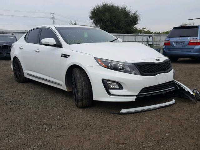 KNAGM4AD2F5078669 - 2015 KIA OPTIMA HYB WHITE photo 1