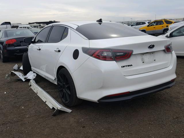 KNAGM4AD2F5078669 - 2015 KIA OPTIMA HYB WHITE photo 3