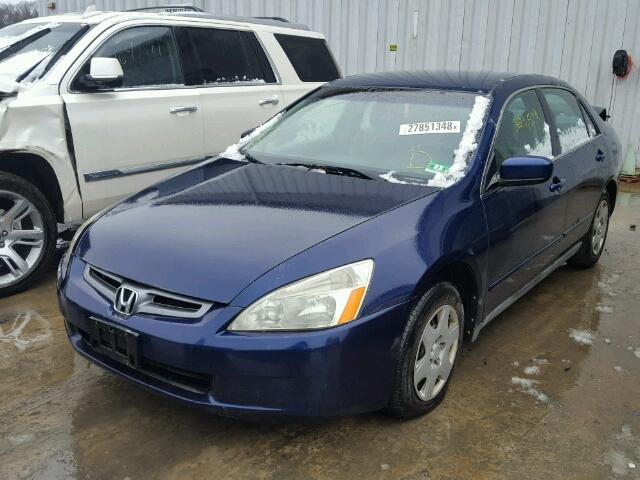 1HGCM56465L002111 - 2005 HONDA ACCORD LX BLUE photo 2