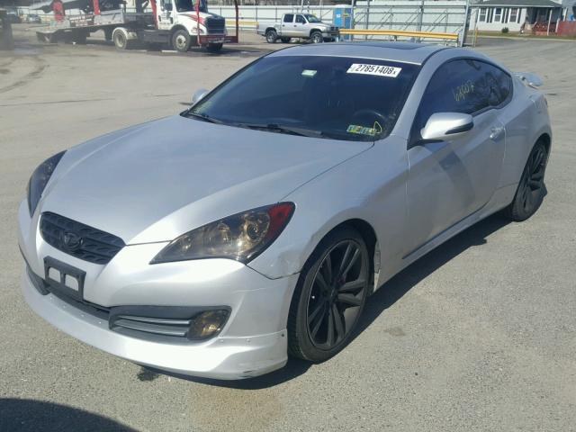 KMHHU6KH5CU066114 - 2012 HYUNDAI GENESIS CO SILVER photo 2