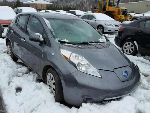 1N4AZ0CP5FC327526 - 2015 NISSAN LEAF S SILVER photo 1